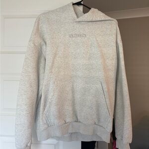 B2BD - Light Gray Embroidered Hoodie